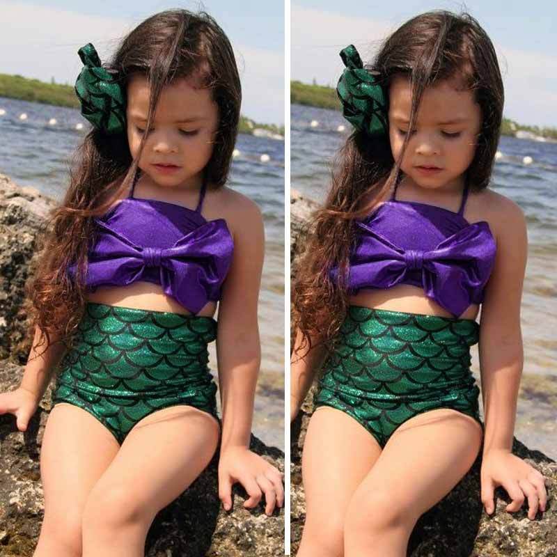 child mermaid bathing suit