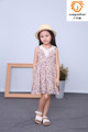 XQB 2016 sleeveless cotton embroidery printed four layer ball gown tutu tulle summer girl dress clothes