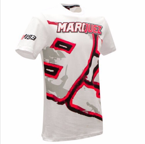2015-New-100-Cotton-Men-s-Marc-Marquez-93-Moto-GP-T-shirt-White-Motorcycle-Clothing (2)