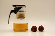 tea set High Quality Hot Sale Heat Resistant Clear Simple Glass tea pot 900ml Teapot 4