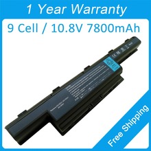 New 9 cell 7800mah laptop battery for Packard Bell EasyNote NM89 NM98 NM88 LM81 LM89 LM85 NM86 LS44HR AS10D51 AS10D61 AS10D71