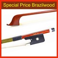A Gorgeous Brazilwood French Double Bass Bow Pernambuco Performance Unbleached BLACK Horse Hair Nice String Instrument