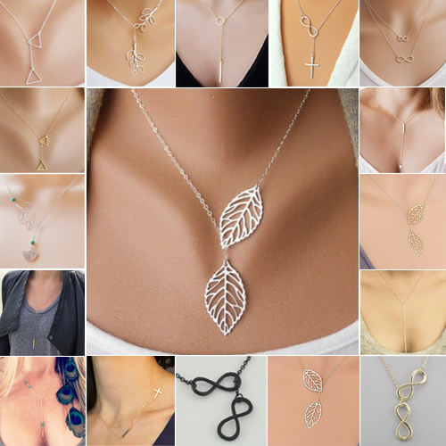 Hot New Fashion 2015 European Brief Chain Necklace Short Women Long Necklaces Sexy Chockers