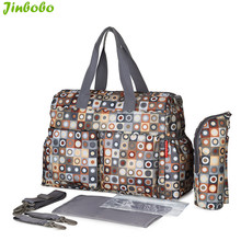 5 PCS/SET 2016 Baby Nappy Bags Diaper Bag Mother Shoulder Bag Fashion Maternity Mummy Handbag Waterproof Baby Stroller Bag NEW