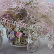 Trend Fashion Elegant Stylish Delicate Lace With Unique Trim Tassel Thin long Triangle Scarf Shawl Wrap
