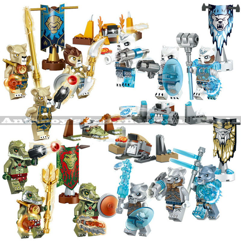 ZXS 1pce/set Chimaed crocodile Minifigure Building Block best gift for children kids birthday toys Compatible With Lego