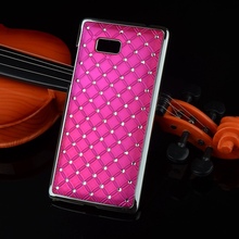 Luxury Bling Crystal Rhinestone Diamond Star Hard Back Case For HTC Desire 600 Dual SIM 606W