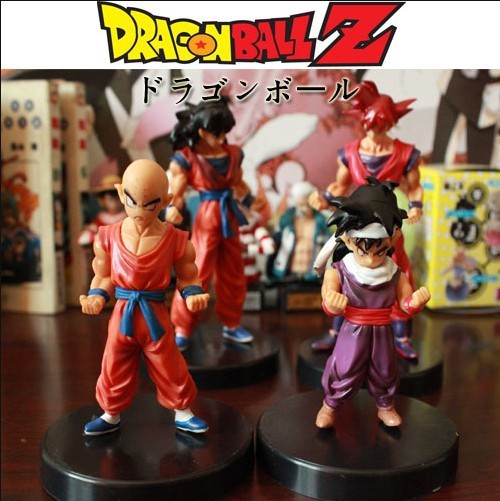 Дракон мяч Z 12 см пвх фигурки игрушка модель бруклин гохан Goku супер саян 4 шт / комплект