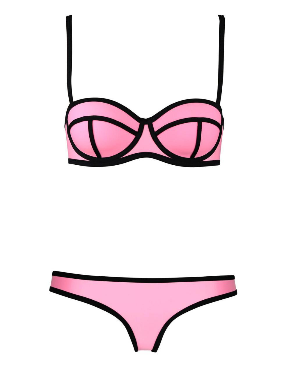 2015 vintage triangl Swimwear Women triangl vs swimwear triangl bikini women bandage beachwear triangl bikini (5)