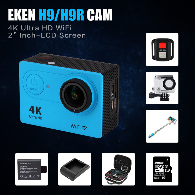    H9/H9R    Ultra HD 4  wi-fi 1080 P/60fps 2.0  170D   Cam go  pro 