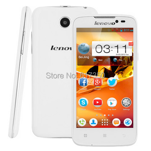 Original Lenovo A516 SmartPhone 4 5 Android 4 2 512M 4GB MTK6572 1 2GHz GPS 3G