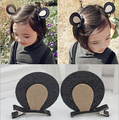 2015 Baby girl s styling tool Cat ears hairpin headwear hair accessories for women kids make
