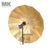 Selens Photo Studio Lighting Umbrella Fibre Frame 177.8cm 70″ Black Gold for fotografia photography