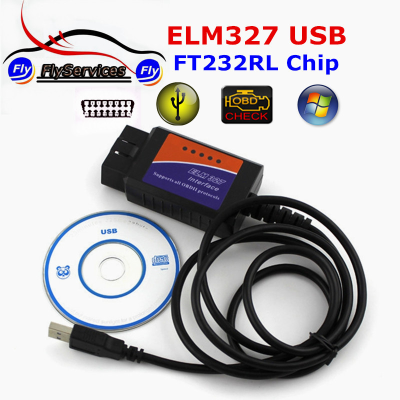 10 ./  FT232RL  OBD2 ELM 327  USB  OBDII USB ELM327  