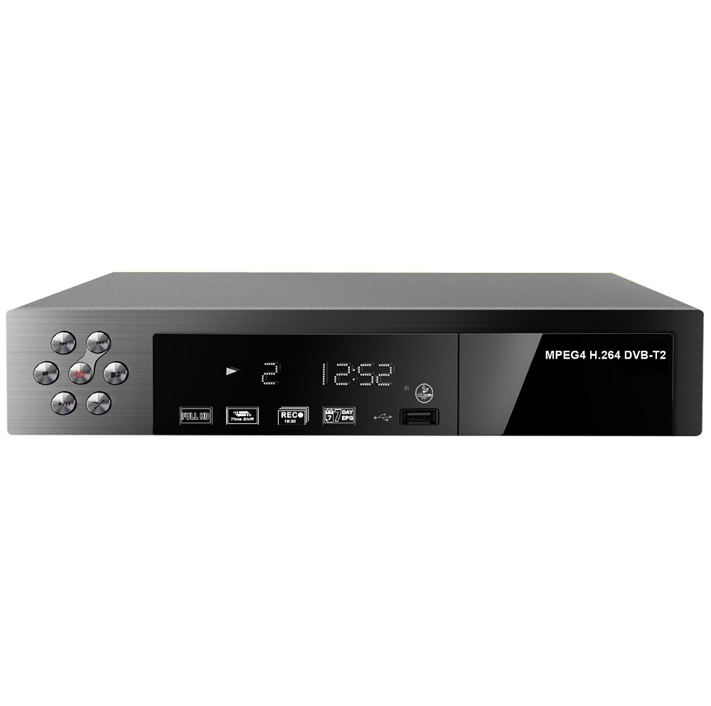 DVB-T2 HD TV Receivers Set-Top Boxes USB Port Dolby DTS 1080P Video Play HDMI Jack Digital Video Broadcasting Terrestrial HDTV