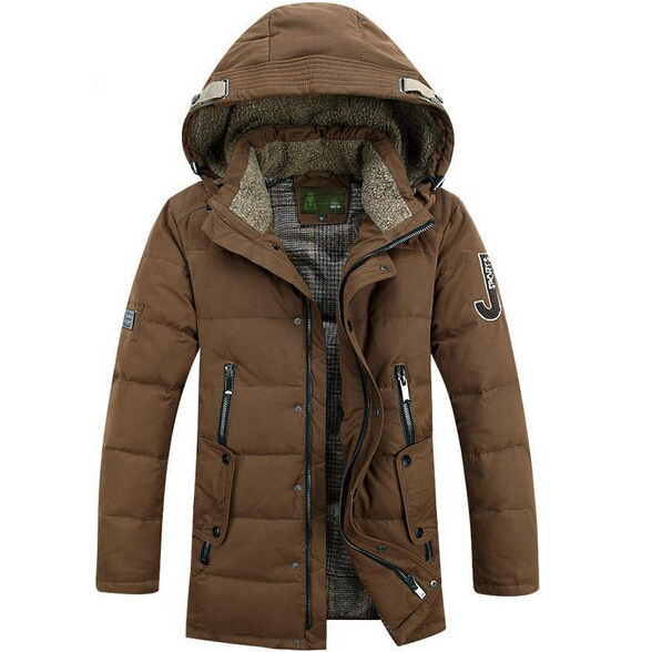 2015 New Fashion Men Winter Winter Down Jacket Withe Duck Down Jackets Parkas Solid Outdoor Warm