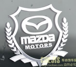 Excellent New car metal Badge case For mazda 2 maz...