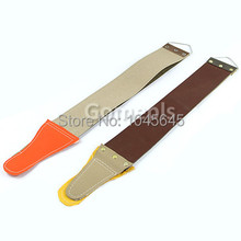 Canvas Leather Sharpening Strop For Barber Open Straight Razor Sharpening Shave