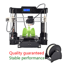 New Reprap Prusa i3 3D printer with High Quality DIY 3d Printer kit prusa i3 LCD