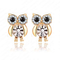 7 Colors Cheap Women Crystal Long Earrings Classic White Gold Plated Rhinestone Charm Water Drop Earing Brinco Fashion Jewelry