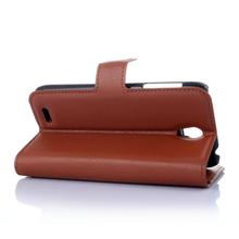 Leather Case Stand Flip Wallet Cover For Lenovo A319 Smartphone