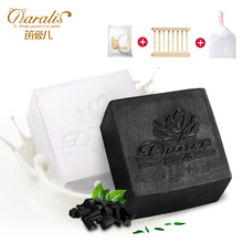 2015 goat milk&bamboo charcoal handmade soap cleanser oil control whitening TONY MOLY Free Shipping
