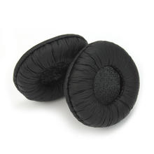 New Durable Black Soft Leather Headphone Replacement Cushion Ear pad For Headset