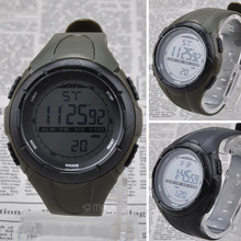 Envío gratis enfriar moda hombres LCD Digital cronómetro fecha reloj de pulsera deportivo Meter Dial reloj proofwater reloj LS * MHM128 # a3