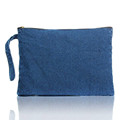 EXCELSIOR New 2017 Women Canvas clutch Bag Blue denim Women s Clutches Bolsa Feminina Wristlets Lady