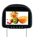 hot sale universal Car Monitor 7 LCD TFT digital screen Headrest monitor Full function remote control
