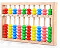 Free shipping Mathematical arithmetic activities Color wooden abacus Educational Baby toys