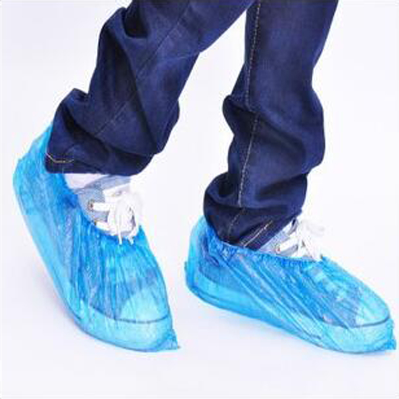 100 Pcs Pack Portable Plastic Disposable Shoes Covers Waterproof Overshoes Home Carpet Cleaning Rain Cover For