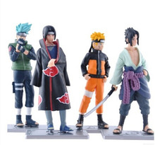 Naruto PVC Anime 17th Generation Naruto Model Toy Action Figure For Decoration Collection Gift 1set 12cm/4.7inch 4Pcs/set