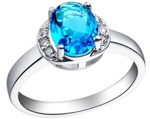 Trendy Wholesale Jewelery Mix Lots White Gold Eye Simulated Diamond Blue Ruby Amethyst Stone Big Vintage