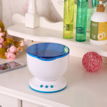Hot sale LED Night Light Projector Ocean Projection Lamp With Music Speaker Sleep lamp reading light power bank book light Lamp