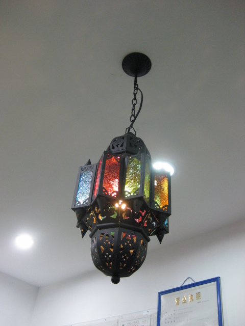 Фотография Colorful Pendant lights Moroccan pendant  Art style iron Pendant Light Gallery light  balcony porch lights