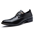 Fashion Italian Designer Formal Mens Dress Shoes Pu Leather Black Luxury Wedding Shoes Men Flats Office