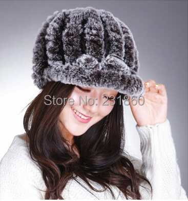 Real mink fur hat Beanie ski cap head warmer headgear hottest Skull womens' hat winter good gift H1265