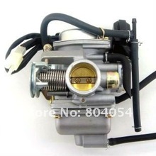 KUNFU Carburetor 24mm for GY6 125cc 150cc ATV, Go Kart, Moped & Scooter