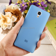 0.3mm Ultrathin Transparent Back Cover Protector Case For XiaoMi 4 Mi4 M4