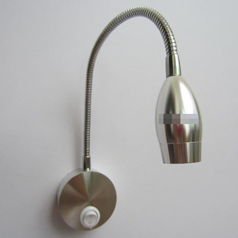 1W/3W LED Hose Small Wall Light Bedside Lamp Reading Lamp Wall Lamp LED Plumbing House Lighting Bedroom Home lighting