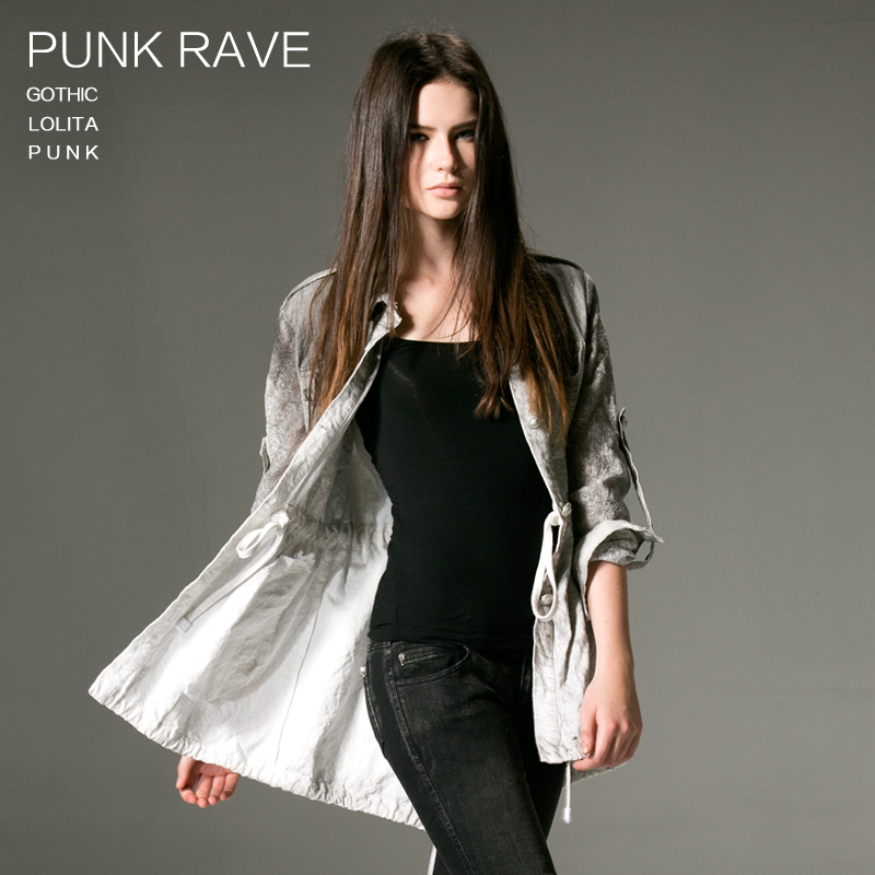 Punk rave autumn new arrival loose outerwear