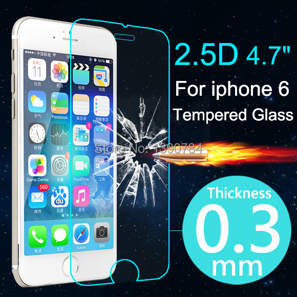 Top Quality 0 3mm Ultrathin Premium Tempered Glass Screen Protector For iphone 6 6s Plus Protective