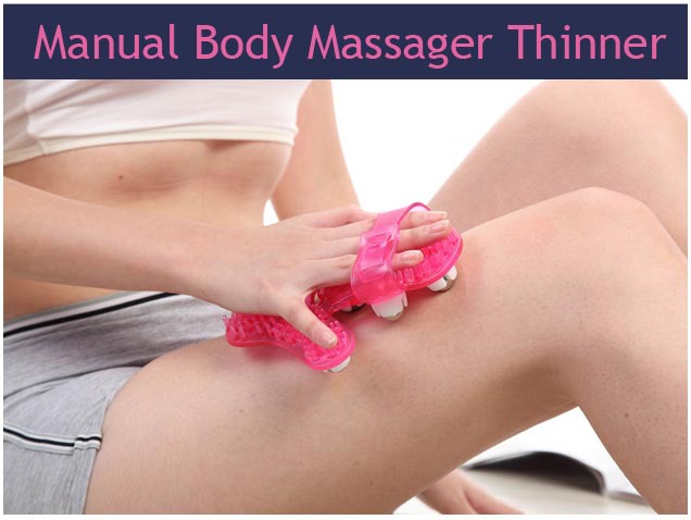 freeshipping manual Massager for body leg arm face hip bottom massage relax thin thinner weight loss