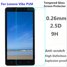 0.26mm 2.5D 9H Front Tempered Glass Screen Protector Film for Lenovo Vibe P1M 5.0′ Anti-shatter LCD Guard for Lenovo Vibe P1 Pro