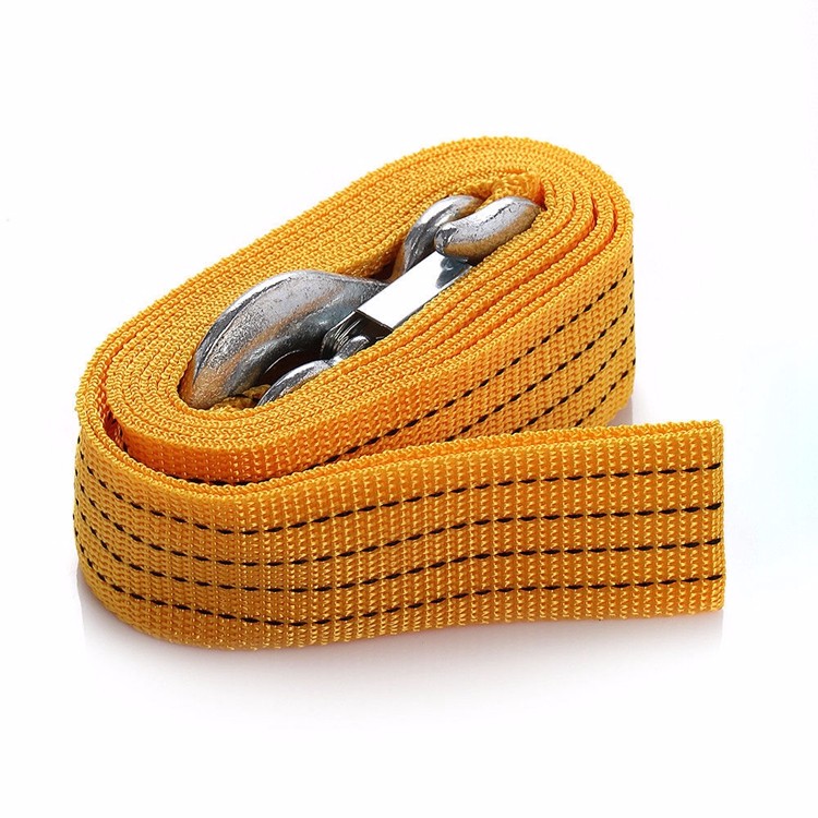 3 Tons Car Tow Rope Cable Towing Strap With Hooks For Emergency Heavy Duty (7)