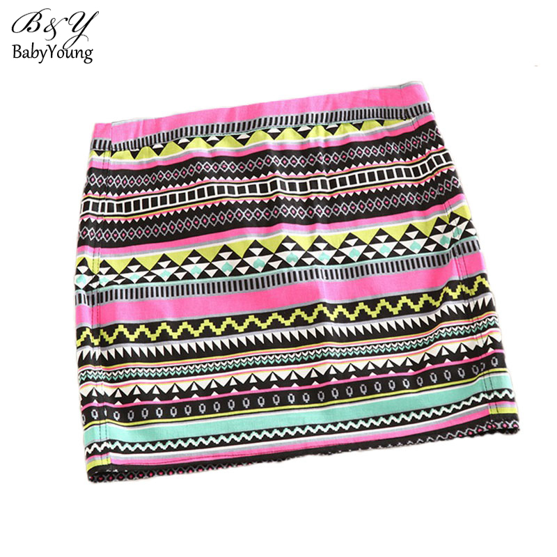 Free Shipping new 2014 brand fashion skirts womens pencil skirt mini skirt fancy graphic geometric patterns slim skirt