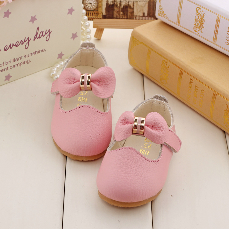 Aliexpress.com : Buy Baby Girls Real Leather First Walker Shoes ...