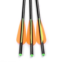 3pcs lot Crossbow Fiberglass Arrow 34cm length OD8mm Crossbow Arrow Bolts Arrow Archery Bow Target Arrow