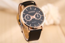 2015 relogio masculino famosa relojes correa de cuero relojes hombres marca de lujo reloj de cuarzo ocasional reloj hombre reloj montre